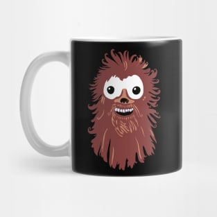 Happy Bigfoot Face Mug